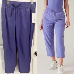 Athleta Arrival Pants Dark Adonis Blue (Purple) Sz 8